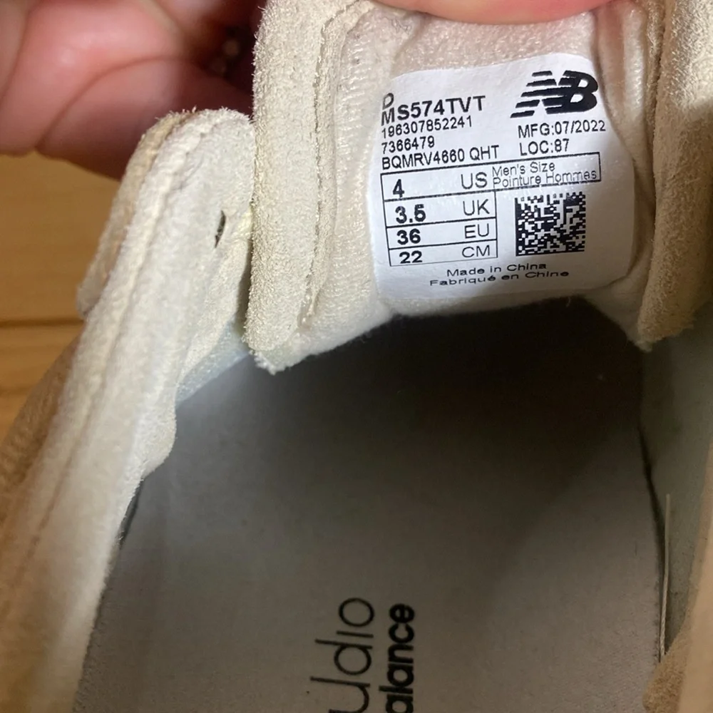 New Balance Tokyo‎ design studios 574 tanned leather size 4